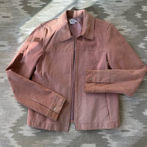 Pink Suede Jacket - Picture 2 of 3